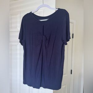 Classic Navy Short Sleeve Top